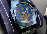 Maserati Potenza Blue Dial Edition 42mm Mesh Bracelet Watch For Men - R8853108008 Authentic Buy Shop Now
