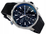Hugo Boss Globetrotter Black Dial Black Silicone Strap Watch for Men - 1513820 Authentic Buy Shop Now