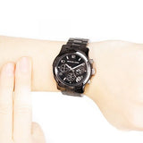 Michael Kors Runway Black Ceramic Dial Black Steel Strap Watch for Women - MK5162 Authentic Buy Shop Now