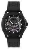 Philipp Plein High-Conic Automatic Black Dial Black Silicone Strap Watch for Men - PWRAA0923 Authentic Buy Shop Now