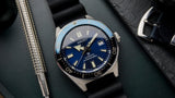 Seiko Prospex Analogue Automatic Diver Blue Dial Black Rubber Strap Watch For Men - SPB053J1 Authentic Buy Shop Now