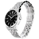 Maurice Lacroix Pontos Date Automatic Black Dial Silver Steel Strap Watch For Men - PT6148-SS002-330 Authentic Buy Shop Now