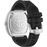 Philipp Plein Hexagon Phantom Black Dial Black Silicone Strap Watch For Men- PWPUA0524 Authentic Buy Shop Now