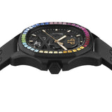 Philipp Plein Skeleton Spectre Black Dial Black Silicone Strap Watch for Men - PWRAA1023 Authentic Buy Shop Now