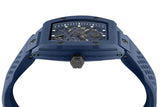 Philipp Plein The SKeleton Blue Dial Blue Silicone Strap Watch for Men - PWVBA0323 Authentic Buy Shop Now