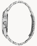 Bulova Phantom Crystal Silver Dial Silver Steel Strap Watch for Men - 96A236 Authentic Buy Shop Now