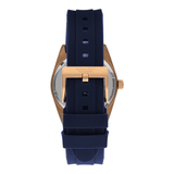 Michael Kors Janelle Three Hand Blue Dial Blue Rubber Strap Watch For Women - MK7140 Authentic Buy Shop Now