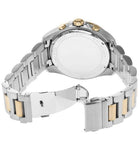 Michael Kors Brecken Chronograph White Dial Two Tone Steel Strap Watch For Men - MK9064 Authentic Buy Shop Now