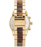 Michael Kors Ritz Gold Dial Two Tone Steel Strap Watch for Women - MK6322 Authentic Buy Shop Now