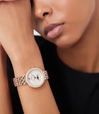 Emporio Armani Rosa Mother of Pearl Dial Rose Gold Steel Strap Watch For Women - AR11462 Authentic Buy Shop Now