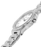 Michael Kors Lennox Three Hand Silver Dial Silver Steel Strap Watch For Women - MK7280 Authentic Buy Shop Now