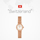 Tissot Lovely Mother of Pearl Dial Rose Gold Steel Strap Watch for Women - T140.009.33.111.00 Authentic Buy Shop Now