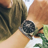 Fossil Townsman Black Dial Silver Steel Strap Watch for Men - ME3107 Authentic Buy Shop Now