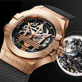 Maserati Potenza Limited Edition Automatic Skeleton Black Dial Black Leather Strap Watch For Men - R8821108025 Authentic Buy Shop Now