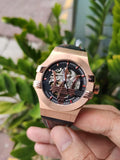 Maserati Potenza Skeleton Limited Edition Dial Black Strap Watch For Men - R8821108026 Authentic Buy Shop Now
