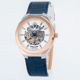 Maserati Stile Automatic Limited Edition White Dial Blue Leather Strap Watch For Men - R8821142001 Authentic Buy Shop Now