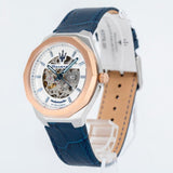 Maserati Stile Automatic Limited Edition White Dial Blue Leather Strap Watch For Men - R8821142001 Authentic Buy Shop Now
