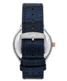 Maserati Stile Automatic Limited Edition White Dial Blue Leather Strap Watch For Men - R8821142001 Authentic Buy Shop Now