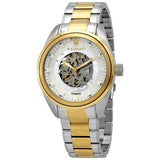 Maserati Traguardo Automatic White Skeleton Dial Two Tone Steel Strap Watch For Men - R8823112003 Authentic Buy Shop Now
