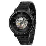 Maserati Granturismo Sport GT Skeleton Black Dial Black Steel Strap Watch For Men - R8823134003 Authentic Buy Shop Now