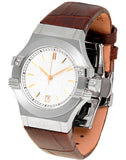 Maserati Potenza Silver Dial Brown Leather Strap Watch For Women - R8851108506 Authentic Buy Shop Now