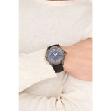 Maserati Circuito Blue Dial Black Leather Strap Watch For Men - R8851127002 Authentic Buy Shop Now
