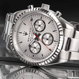 Maserati Competizione Silver Dial Silver Steel Strap Watch For Men - R8853100018 Authentic Buy Shop Now