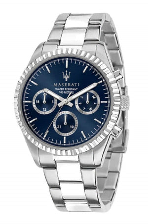 Maserati Competizione Chronograph Quartz Blue Dial Watch For Men - R8853100022 Authentic Buy Shop Now