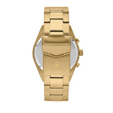 Maserati Competizione Chronograph Blue Dial Gold Steel Strap Watch For Men - R8853100026 Authentic Buy Shop Now