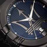 Maserati Potenza Quartz Blue Dial Grey Mesh Bracelet Watch For Men - R8853108005 Authentic Buy Shop Now