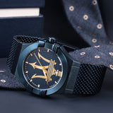 Maserati Potenza Blue Dial Edition 42mm Mesh Bracelet Watch For Men - R8853108008 Authentic Buy Shop Now