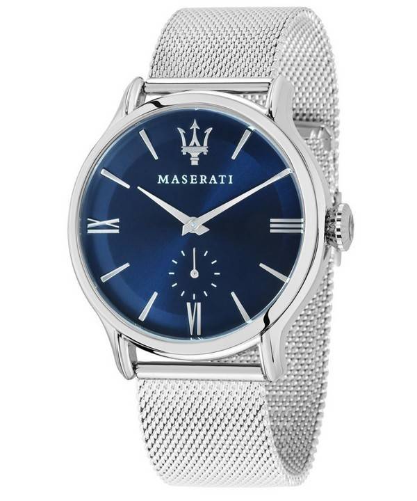 Maserati Epoca Blue Dial Silver Mesh Bracelet Watch For Men - R8853118006 Authentic Buy Shop Now