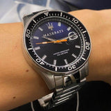 Maserati SFIDA Quartz Bue Dial Stainless Steel Watch For Men - R8853140001 Authentic Buy Shop Now