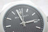 Maserati Stile Analog Black Dial Silver Steel Strap Watch For Men - R8853142003 Authentic Buy Shop Now