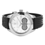Maserati Traguardo Chronograph Silver Dial Black Rubber Strap Watch for Men - R8871612012 Authentic Buy Shop Now