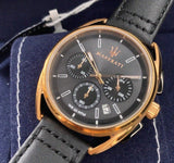 Maserati Trimarano Chronograph Black Dial Leather Strap Watch For Men - R8871632002 Authentic Buy Shop Now