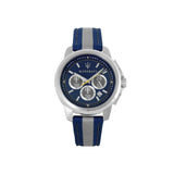 Maserati Royale 44mm Stainless Steel Fiber Strap Watch For Men - R8871637001 Authentic Buy Shop Now