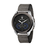 Maserati Traguardo Chronograph Black Dial Mesh Bracelet Watch For Men - R8873612006 Authentic Buy Shop Now