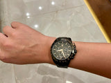 Maserati Traguardo Chronograph Black Dial Black Steel Strap Watch For Men - R8873612048 Authentic Buy Shop Now
