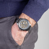 Maserati Successo Chronograph Gray Dial Gray Steel Strap Watch For Men - R8873621007 Authentic Buy Shop Now