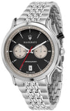 Maserati Legend Chronograph Black Dial Stainless Steel Watch For Men - R8873638001 Authentic Buy Shop Now