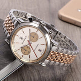 Maserati Legend Chronograph Ivory White Dial Two Tone Steel Strap Watch For Men - R8873638002 Authentic Buy Shop Now