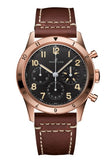 Breitling Avi 1953 Edition Black Dial Brown Leather Strap Watch for Men - RB0920131B1X1 Authentic Buy Shop Now