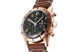 Breitling Avi 1953 Edition Black Dial Brown Leather Strap Watch for Men - RB0920131B1X1 Authentic Buy Shop Now