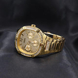 Guess Duchess Quartz Gold Dial Gold Steel Strap Watch For Women - GW0558L2 Authentic Buy Shop Now