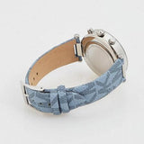 Michael Kors Parker Silver Dial Blue Leather Strap Watch For Women - MK6936 Authentic Buy Shop Now