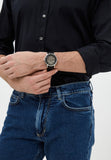 Emporio Armani Meccanico Skeleton Automatic Black Dial Black Leather Strap Watch for Men - AR60038 Authentic Buy Shop Now