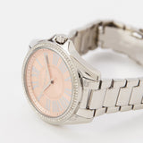 Michael Kors Kacie Three Hand Pink Dial Silver Steel Strap Watch for Women - MK6929 Authentic Buy Shop Now