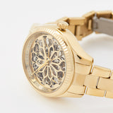 Fossil Rye Automatic Skeleton Gold Dial Gold Steel Strap Watch for Women - BQ3755 Authentic Buy Shop Now