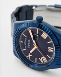 Guess Connoisseur Quartz Blue Dial Blue Steel Strap Watch For Men - GW0265G9 Authentic Buy Shop Now